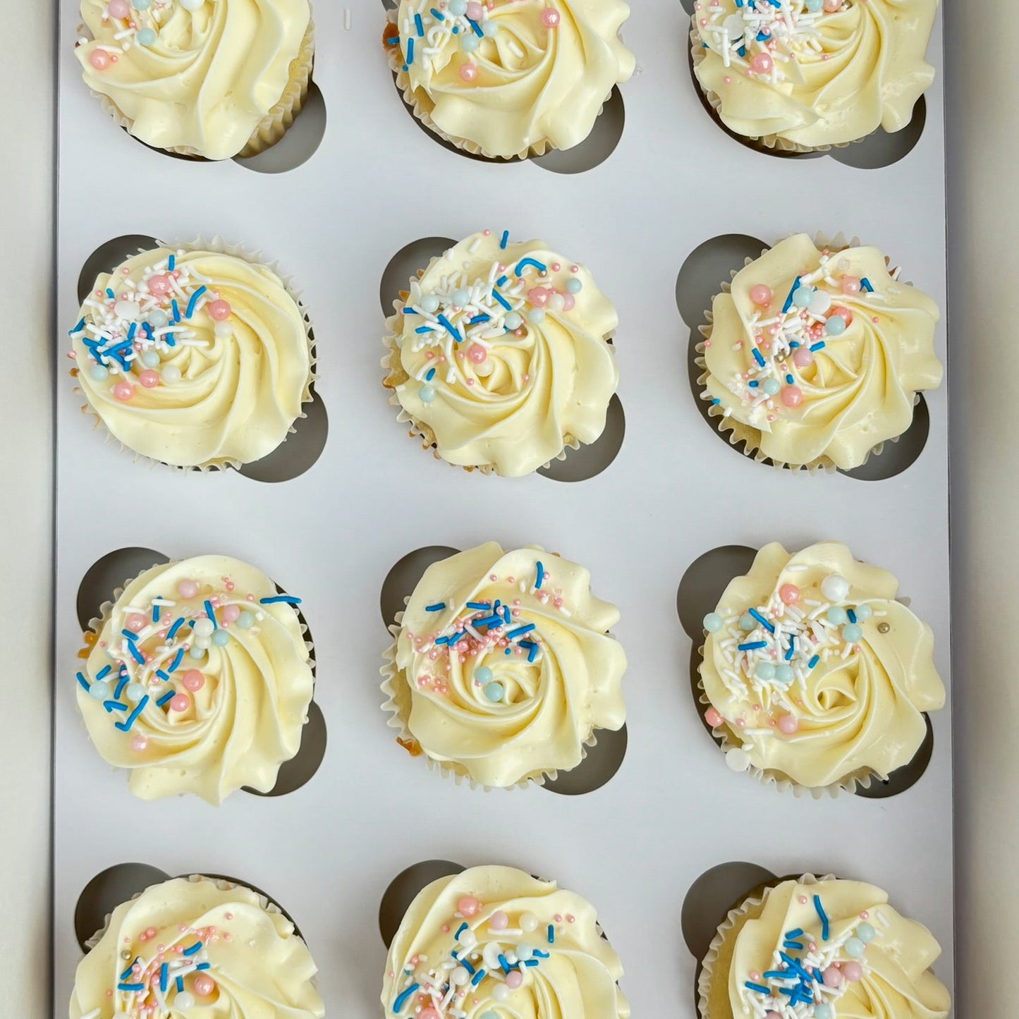 Gender Reveal Cupcakes