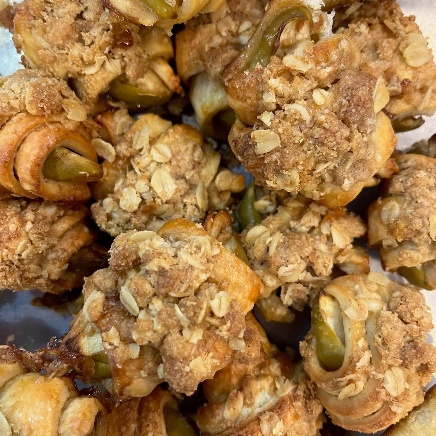 Apple Crumble Rugelach