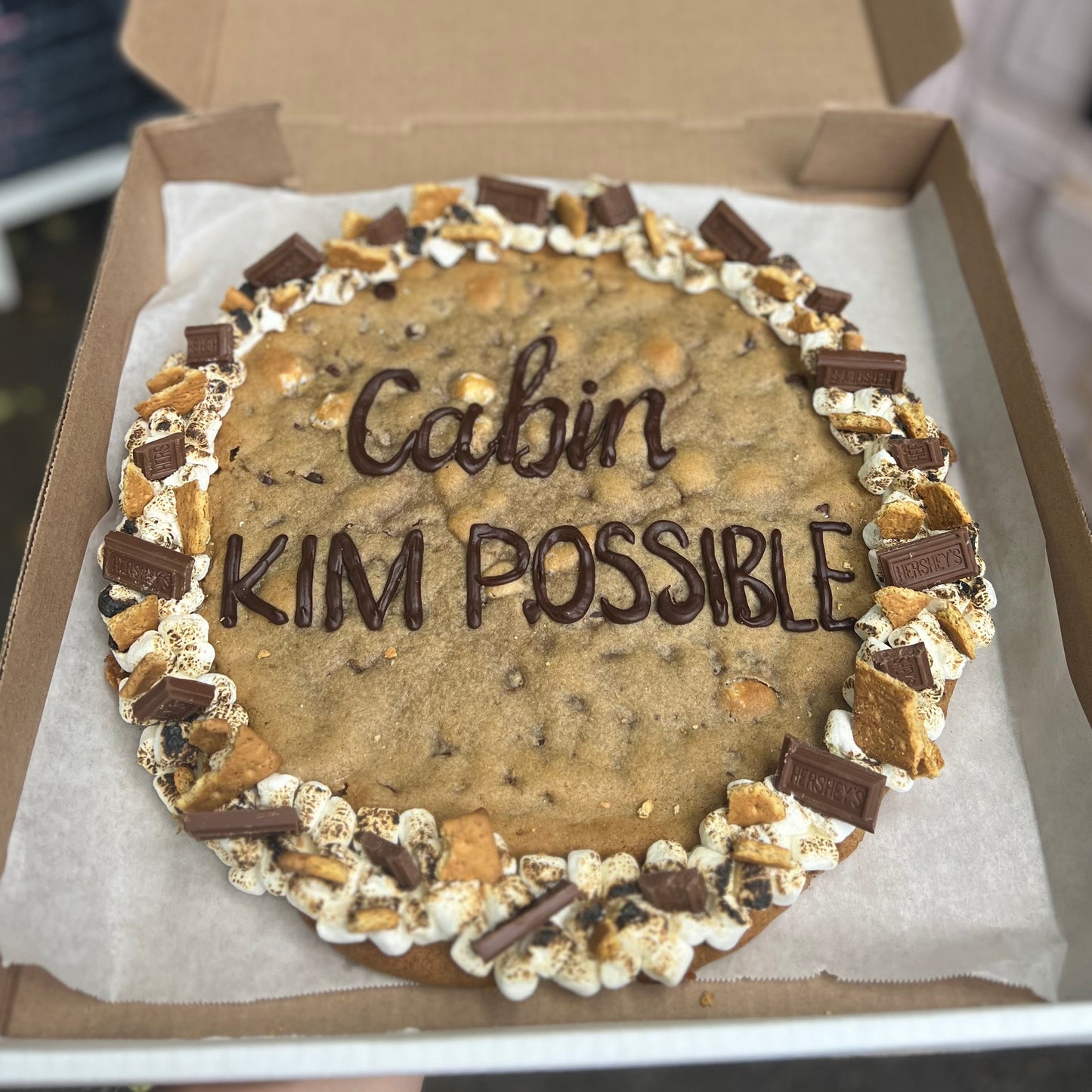 S'mores Cookie Cake