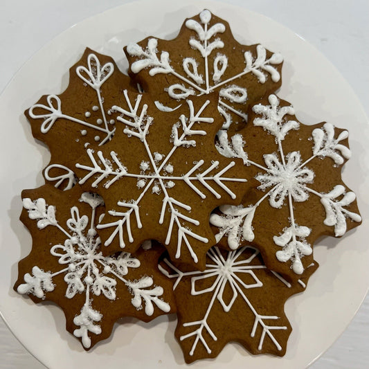 Gingerbread Snowflakes