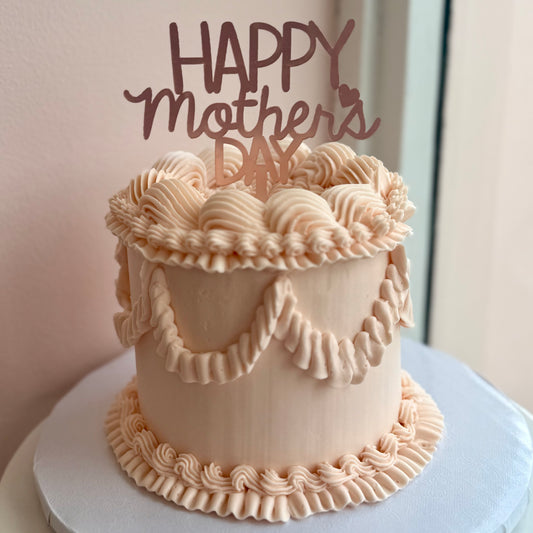 Mother's Day Vintage Cake