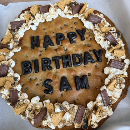 S'mores Cookie Cake