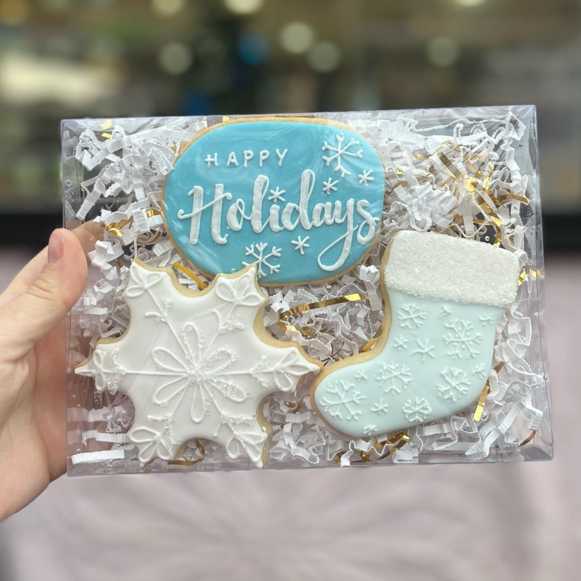 Happy Holidays Sugar Cookie Set