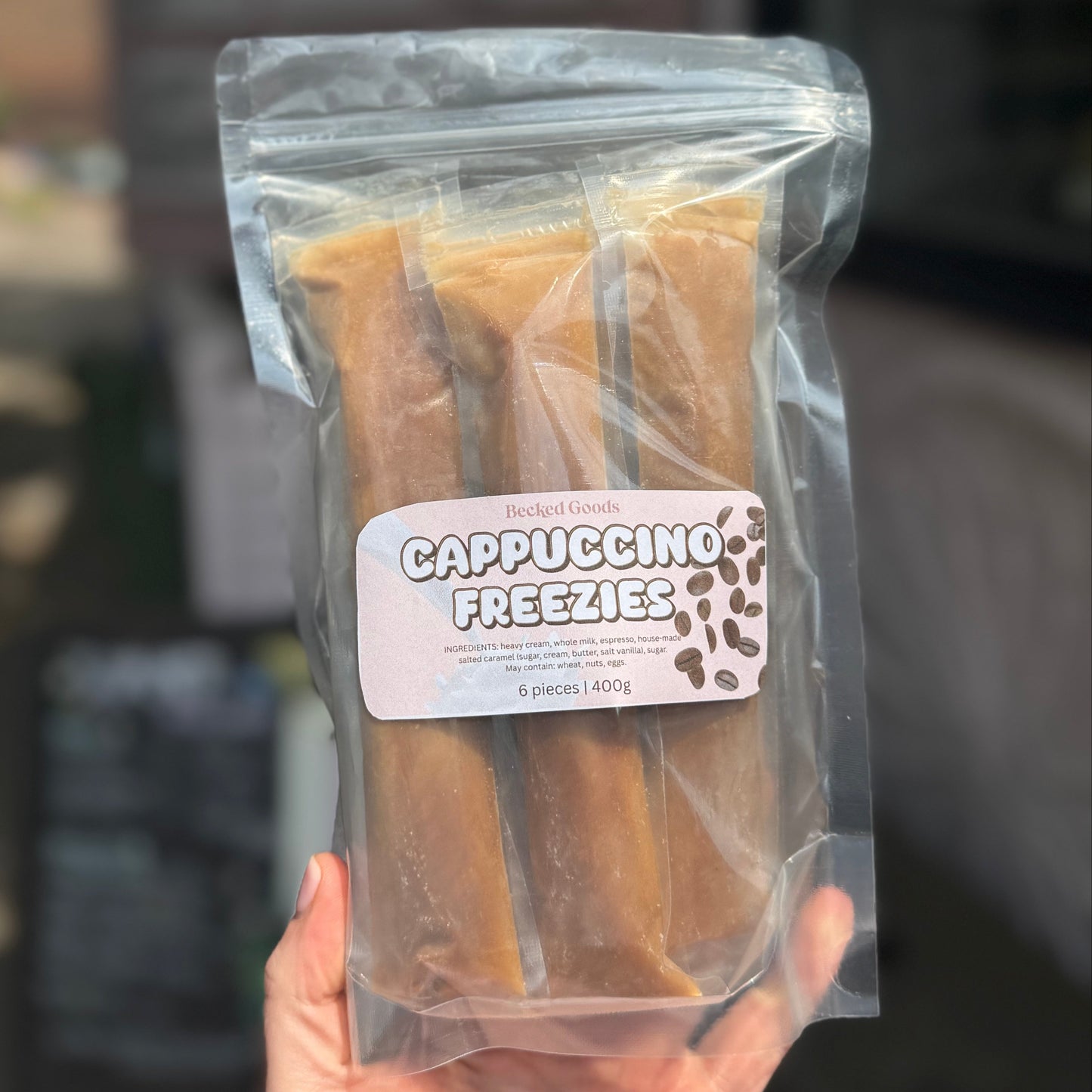 Cappuccino Freezies 6 pack