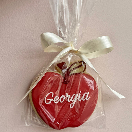 Personalized Apple Sugar Cookies