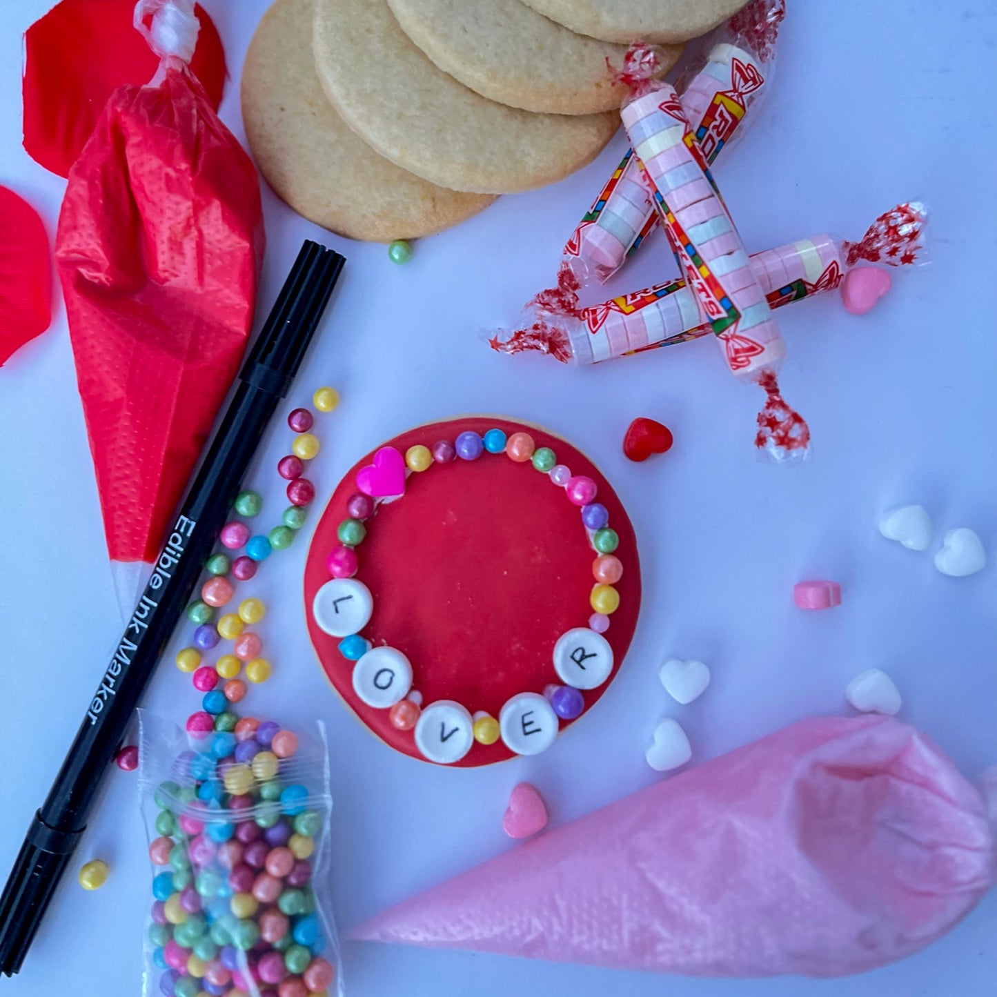 DIY Friendship Bracelet Cookie Kit (4 Cookies)