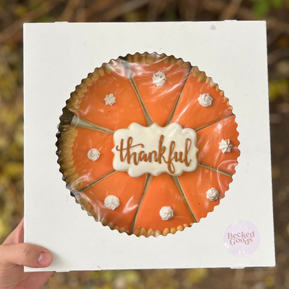 Grateful Pumpkin "Pie" (9 pc Sugar Cookie Set)