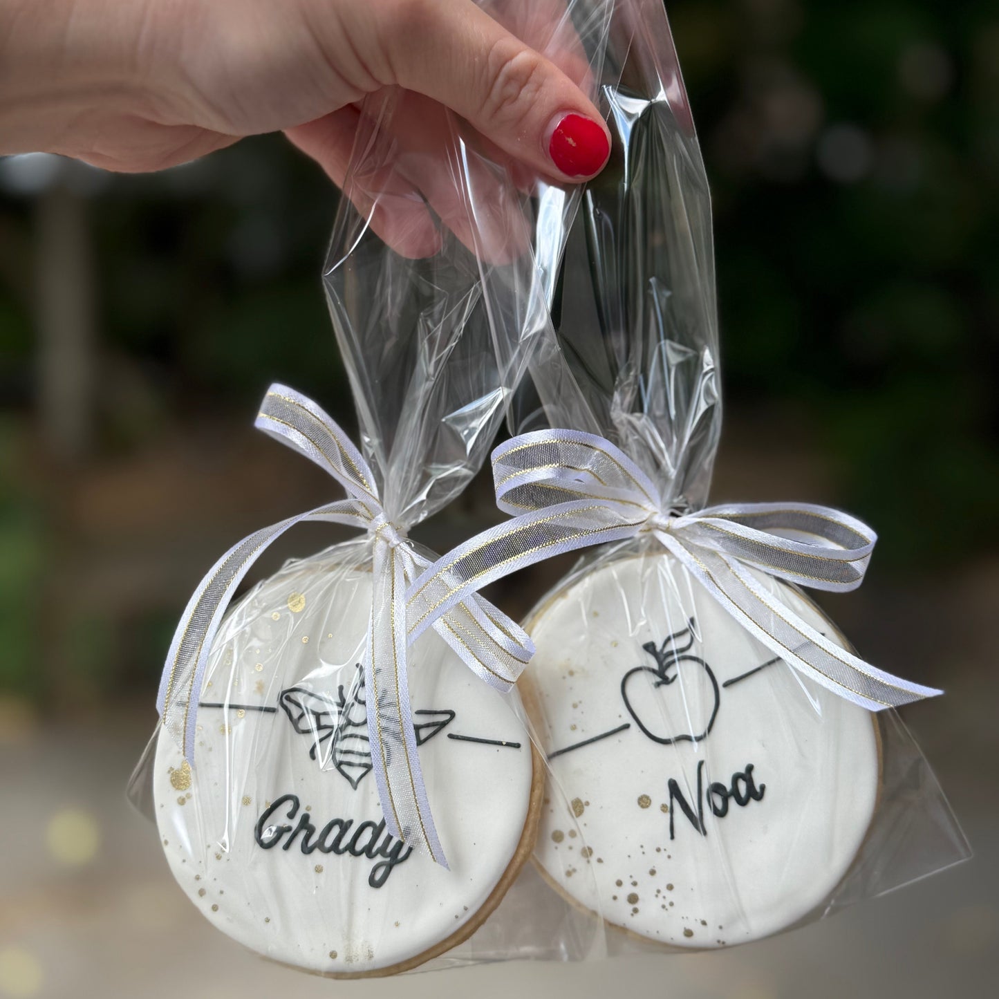 Personalized Place Card Sugar Cookies