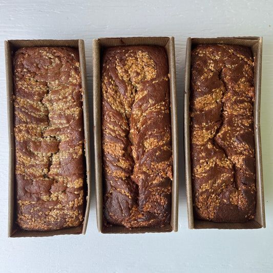 Maple Tahini Banana Loaf